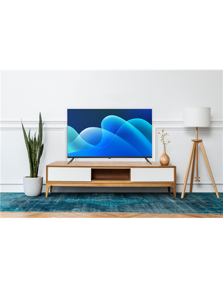 43" QLED SMART TV KIVI 43U770QB, 3840x2160 4K UHD, Android TV, Negru