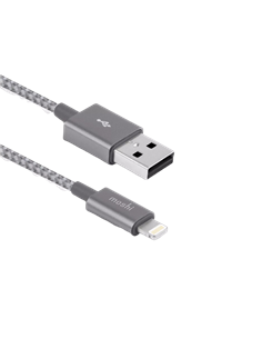 Cablu încărcare și sincronizare Moshi iPhone Lighting USB Cable, USB Type-A/Lightning, 1,2m, Gri