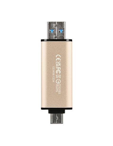 Memorie USB Transcend JetFlash 930C, 512GB, Auriu