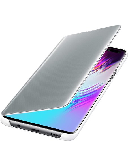 Husă Samsung Clear view Cover for Galaxy S10E, White