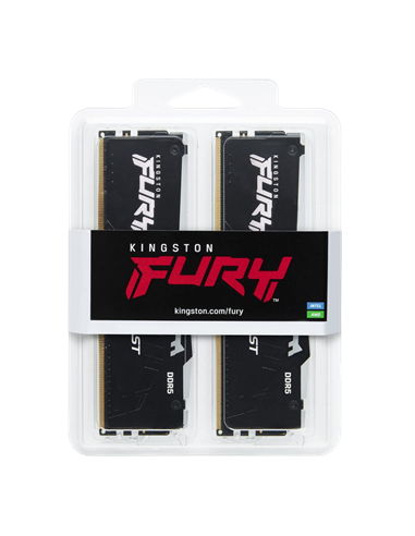 Memorie RAM Kingston FURY Beast RGB, DDR5 SDRAM, 5600 MHz, 64GB, KF556C36BBEAK2-64