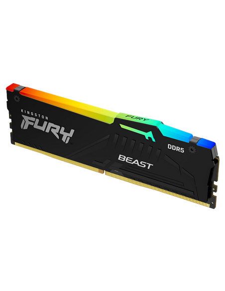 Оперативная память Kingston FURY Beast RGB, DDR5 SDRAM, 5600 МГц, 64Гб, KF556C36BBEAK2-64