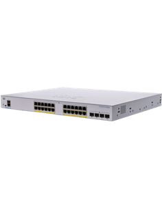 Сетевой коммутатор Cisco CBS350-24FP-4X, 24x 10/100/1000 Мбит/с