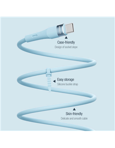 Зарядный кабель Nillkin Type-C to Type-C Cable, Flowspeed, USB Type-C/USB Type-C, 1,2м, Синий 2