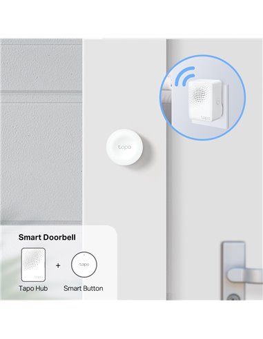 Buton de urgență TP-LINK Tapo S200B, Alb