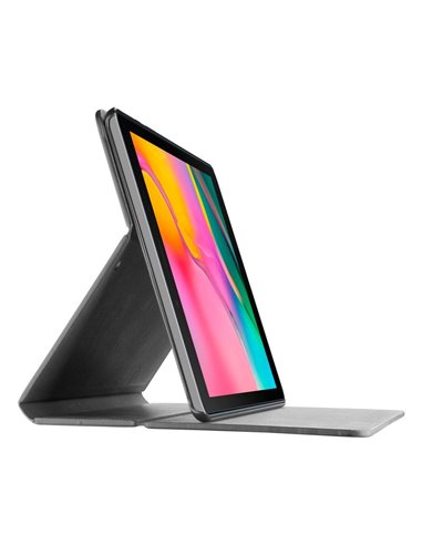 Чехол для планшета Cellularline Folio - Galaxy Tab A 8.0 (2019), Искусственная кожа, Чёрный
