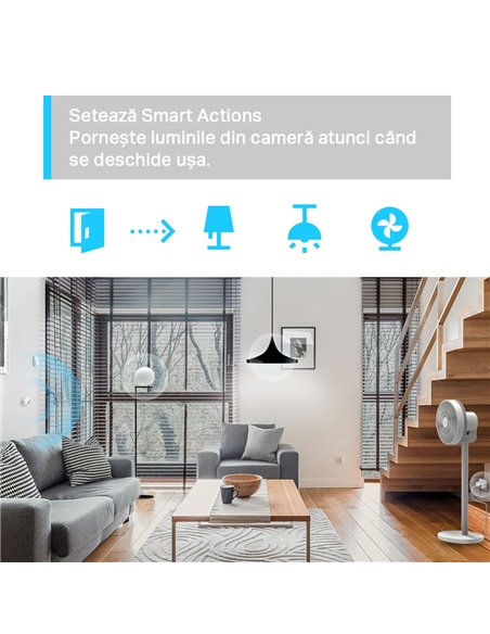 Senzor de mișcare inteligent TP-LINK Tapo T100, Alb