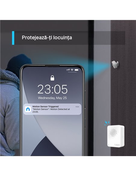 Senzor de mișcare inteligent TP-LINK Tapo T100, Alb