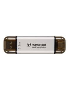 Внешний портативный SSD накопитель Transcend ESD310S, 512 GB, Серебристый (TS512GESD310S) 2