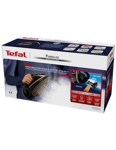 Fier de călcat Tefal FV8064E0 , 3000W, Negru/Cupru