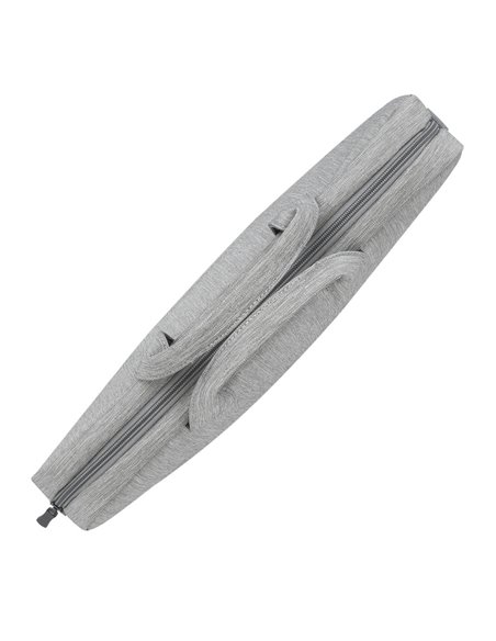 Geantă pentru Laptop Rivacase Prater, 15.6", Poliester, Gri | Albastru închis
