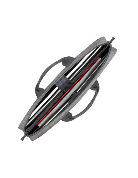 Geantă pentru Laptop Rivacase Prater, 15.6", Poliester, Gri | Albastru închis