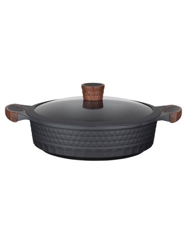 Cratița RESTO 93506, 28cm, Negru