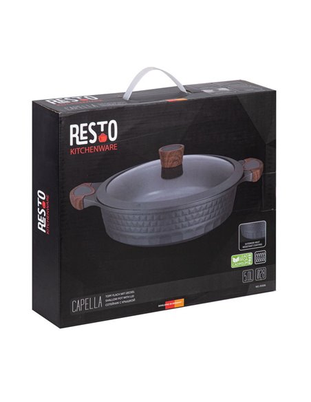 Сотейник RESTO 93506, 28см, Чёрный