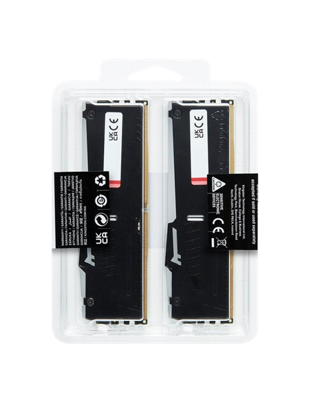 Memorie RAM Kingston FURY Beast RGB, DDR5 SDRAM, 5600 MHz, 32 GB, KF556C36BBEAK2-32