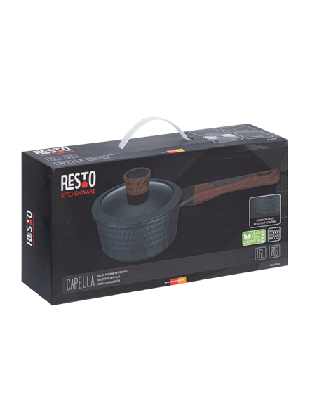 Căuș RESTO 93500, 1,6L, 16cm, Negru