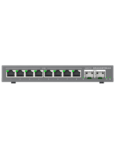 Switch de rețea Grandstream GWN7721, 8x 2.5Gigabit Ethernet