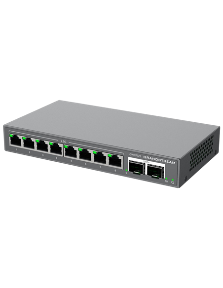 Switch de rețea Grandstream GWN7721, 8x 2.5Gigabit Ethernet