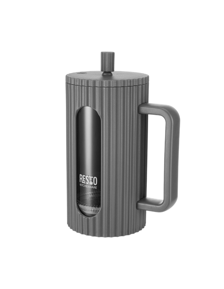 Cafetiera French Press RESTO 90535, 1L, Gri inchis