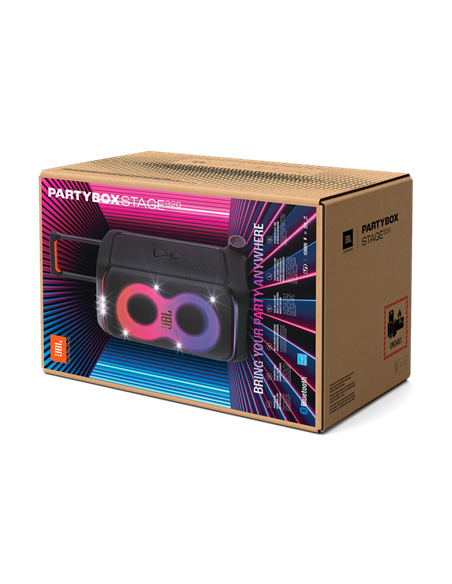 Аудиосистема JBL PartyBox STAGE 320, Чёрный