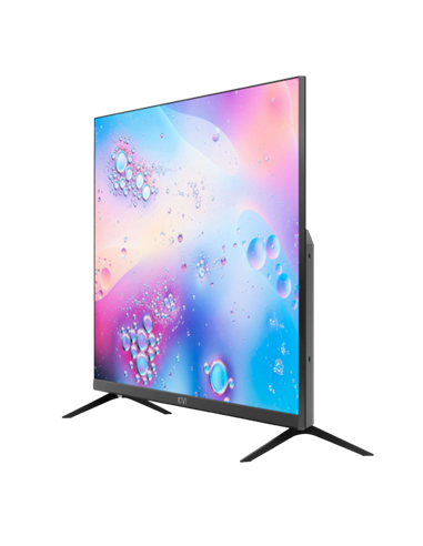 32" LED SMART TV KIVI 32H710QB +PULT!, 1366x768 HD, Google TV, Negru