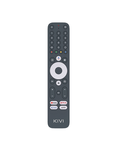 32" LED SMART Телевизор KIVI 32H710QB +PULT!, 1366x768 HD, Google TV, Чёрный
