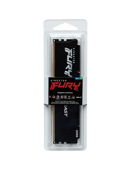 Оперативная память Kingston FURY Beast, DDR5 SDRAM, 5600 МГц, 32 ГБ, KF556C36BBE-32