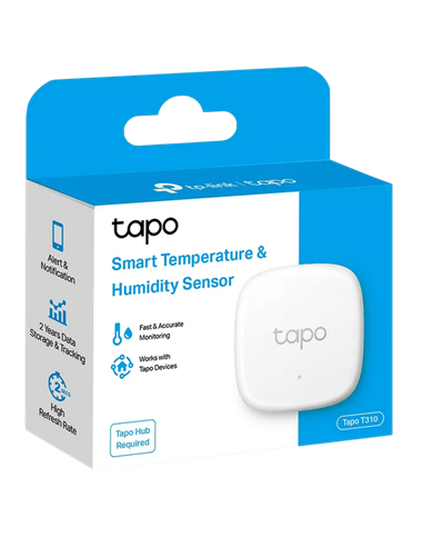 Датчик температуры и влажности TP-LINK Tapo T310, Белый