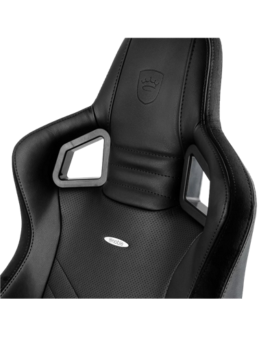 Игровое кресло Noblechairs Epic, Искусственная кожа, Чёрный