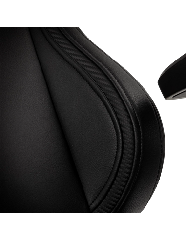 Игровое кресло Noblechairs Epic, Искусственная кожа, Чёрный