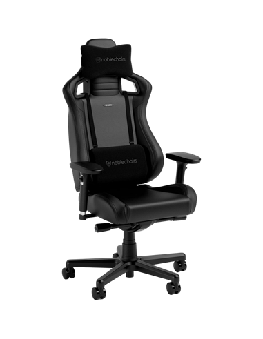 Игровое кресло Noblechairs Epic, Искусственная кожа, Чёрный