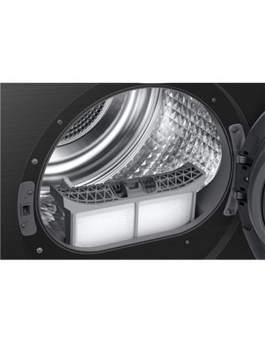 Uscător de rufe Samsung DV90DG6845LBU4, 9kg, Negru