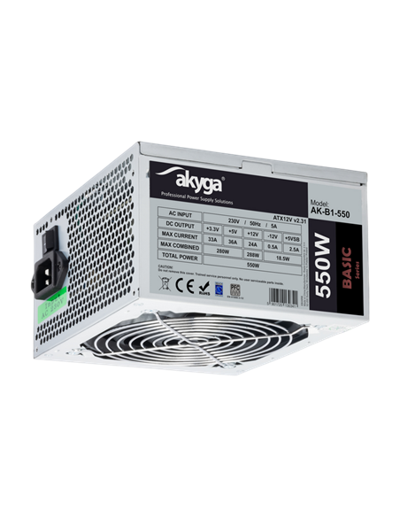 Блок питания для компьютеров Sohoo ATX-550W, 550Вт, ATX, Немодульный