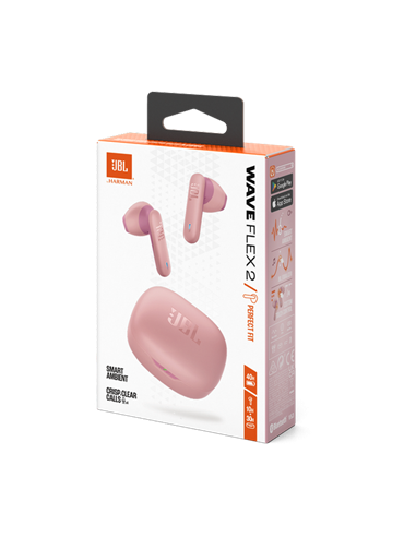 Căști JBL. Wave Flex 2, Roz