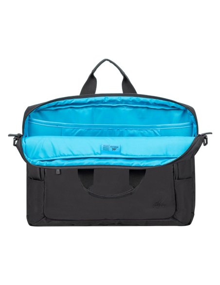 Сумка для ноутбука Rivacase 7531, 15.6", Eco-Friendly rPET Полиэстер, Чёрный