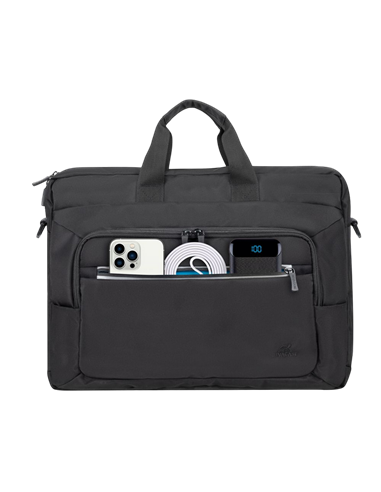 Сумка для ноутбука Rivacase 7531, 15.6", Eco-Friendly rPET Полиэстер, Чёрный