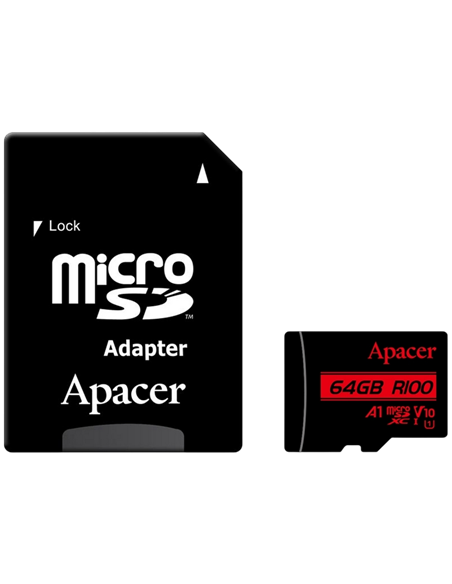 Card de Memorie Apacer microSDHC UHS-I U1 Class 10, 64GB 