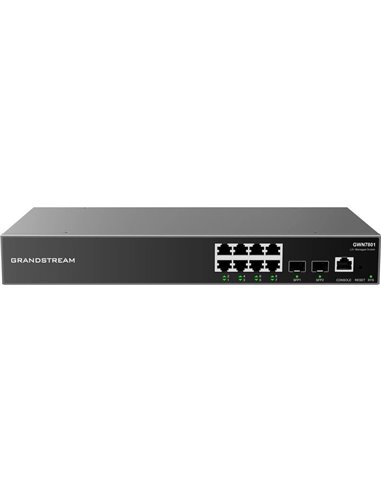 Switch de rețea Grandstream GWN7801, 8x 10/100/1000 Mbps
