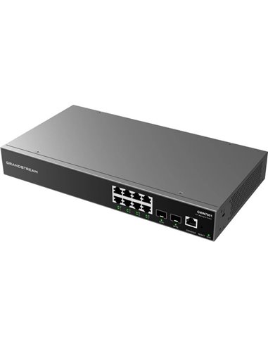 Switch de rețea Grandstream GWN7801, 8x 10/100/1000 Mbps