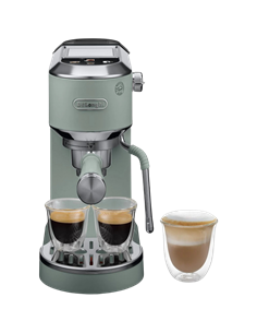 Cafetiera manuala DeLonghi EC890GR, 1450W, Verde