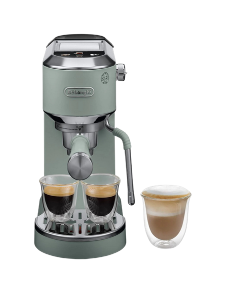 Кофеварка рожковая DeLonghi EC890GR, 1450Вт, Зелёный