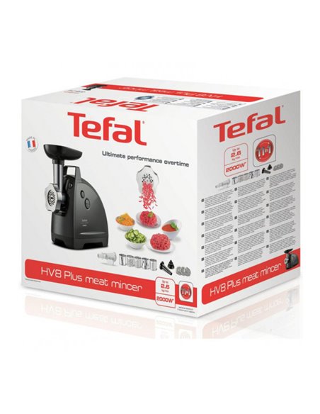 Mașină de tocat carne Tefal HV8 Plus 11in1 NE685, Negru