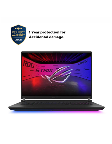 Игровой ноутбук 18" ASUS ROG Strix SCAR 18 G835LW, Off Black, Intel Core Ultra 9 275HX, 32Гб/2048Гб, Без ОС