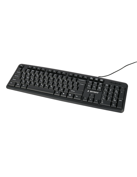 Tastatură Gembird KB-U-103-UA, Cu fir, Negru