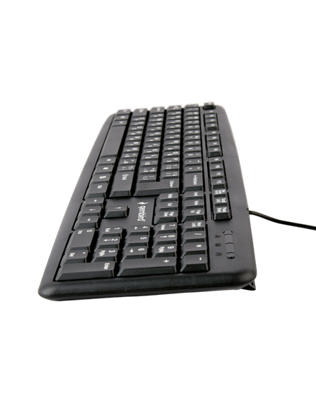Клавиатура Gembird KB-U-103-UA, Проводное, Чёрный