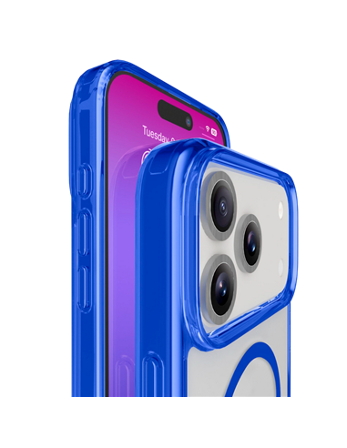 Husă Cellularline Iconic Mag pentru Apple iPhone 17 Pro Max, Albastru