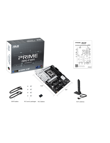 Placă de bază ASUS PRIME Z890-P WIFI, LGA1851, Intel Z890, ATX