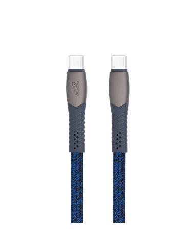 Кабель для зарядки и передачи данных Rivacase PS6105, USB Type-C/USB Type-C, 1,2м, Синий