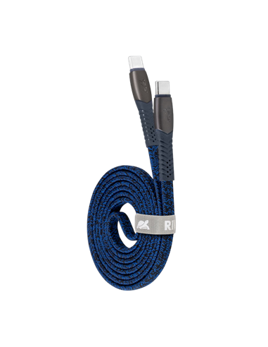 Кабель для зарядки и передачи данных Rivacase PS6105, USB Type-C/USB Type-C, 1,2м, Синий