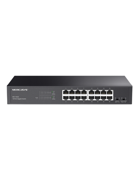 Сетевой коммутатор MERCUSYS MS116GS, 16x 10/100/1000 Мбит/с